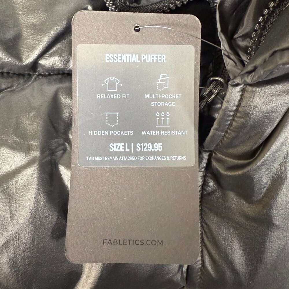 Women's Fabletics Essential Puffer L - Picture 4 of 4